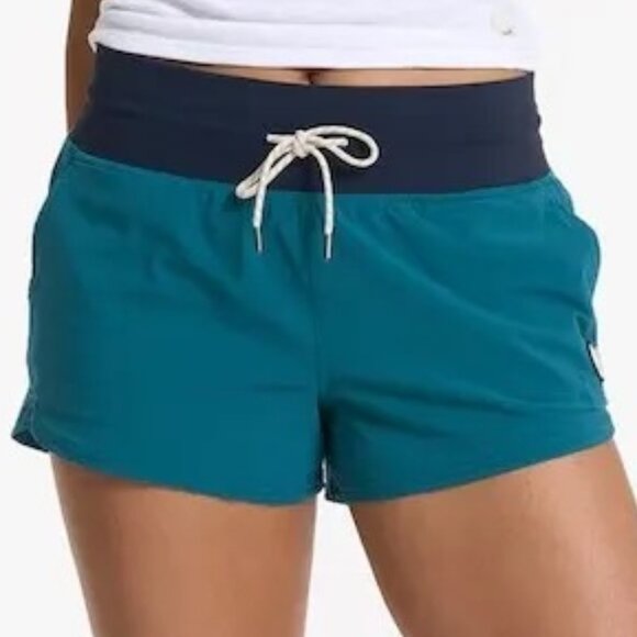 Vuori Seabreeze Short Women's Performance Shorts Dark Green Medium - Picture 6 of 12
